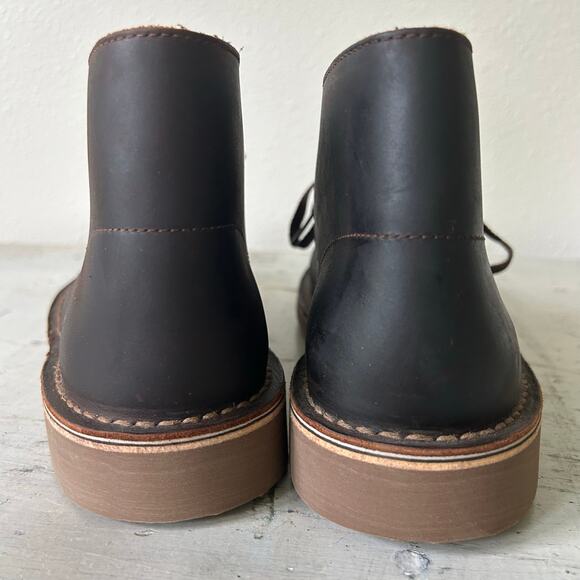 New Clarks Bushacre 2 Chukka Desert leather Boots dark brown preppy bohemian 7 - Picture 7 of 12